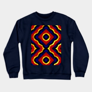 Painted Rainbow Pattern Crewneck Sweatshirt